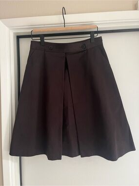 A.P.C. A-Line Skirt with Front Box Pleat